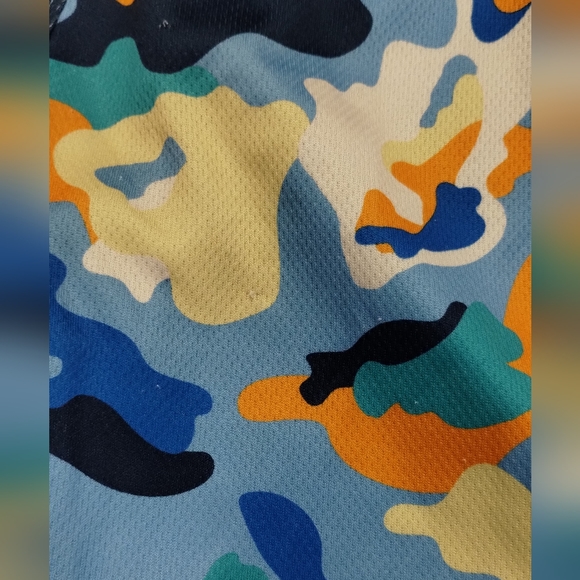 -Champion Colorful Camo Street wear Basic Short Boy 7 Authentic athletic wear - Picture 10 of 16